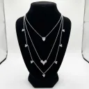 Enchanted Heart Butterfly Layered Necklace
