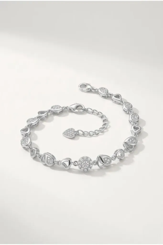 Eternal Love Heart Charm Bracelet