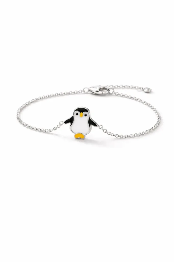 Cute Penguin Charm Bracelet (Women)