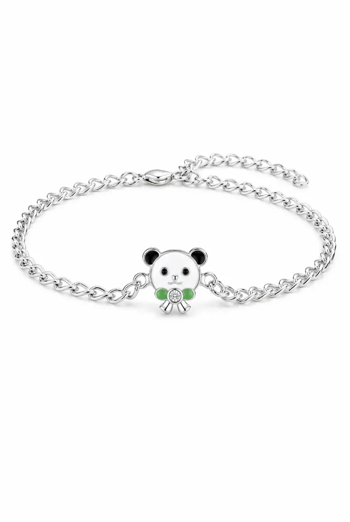 Cute Panda Charm Bracelet (Women)